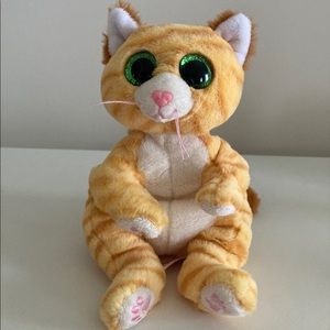 TY Beanie Bellies MANGO The Gold Tabby Cat MWMTs